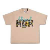 Burro Blessed mom sunflower mother's day Urban Heavy Tee - HowdyJamesFarm