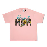 Salmon Blessed mom sunflower mother's day Urban Heavy Tee - HowdyJamesFarm