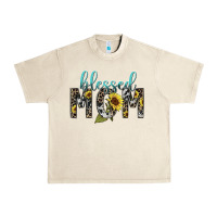 Sandshell Blessed mom sunflower mother's day Urban Heavy Tee - HowdyJamesFarm