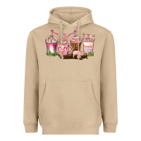 Mushroom pig coffee cups Heavyweight Hoodie - AdoDesignShop