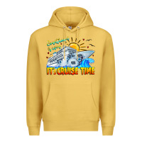 Antique Gold Countdown Is Over It's Cruise Time Premium Hoodie - CowhideDigitalArt