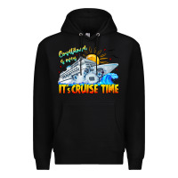 Black Countdown Is Over It's Cruise Time Premium Hoodie - CowhideDigitalArt