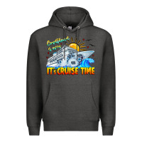 Charcoal Heather Countdown Is Over It's Cruise Time Premium Hoodie - CowhideDigitalArt