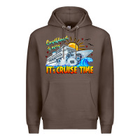 Coffee Countdown Is Over It's Cruise Time Premium Hoodie - CowhideDigitalArt