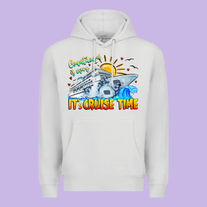 Countdown Is Over It's Cruise Time Premium Hoodie Designed By Cowhidedigitalart