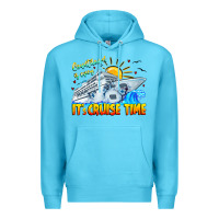 Ocean Blue Countdown Is Over It's Cruise Time Premium Hoodie - CowhideDigitalArt