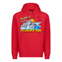 Red Countdown Is Over It's Cruise Time Premium Hoodie - CowhideDigitalArt