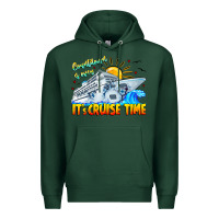 Sports Green Countdown Is Over It's Cruise Time Premium Hoodie - CowhideDigitalArt