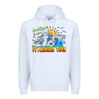 White Countdown Is Over It's Cruise Time Premium Hoodie - CowhideDigitalArt