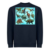 Navy dinosaurs tumbler Heavyweight Sweatshirt - Artiststas