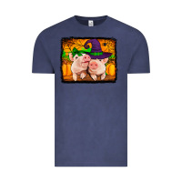 Vintage Denim halloween pigs Vintage Tee - Jasminsmagicworld