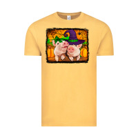 Vintage Mustard halloween pigs Vintage Tee - Jasminsmagicworld