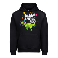 Black Mens Daddysaurus T Rex Dinosaur Daddy Family Matching Gifts Idea Urban Hoodie - maiPhamDesign