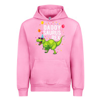 Fuchsia Pink Mens Daddysaurus T Rex Dinosaur Daddy Family Matching Gifts Idea Urban Hoodie - maiPhamDesign