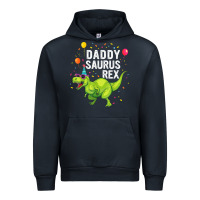 Navy Mens Daddysaurus T Rex Dinosaur Daddy Family Matching Gifts Idea Urban Hoodie - maiPhamDesign