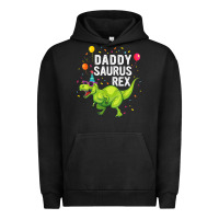 Pigment Black Mens Daddysaurus T Rex Dinosaur Daddy Family Matching Gifts Idea Urban Hoodie - maiPhamDesign