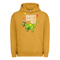 Pigment Peanut Butter Mens Daddysaurus T Rex Dinosaur Daddy Family Matching Gifts Idea Urban Hoodie - maiPhamDesign