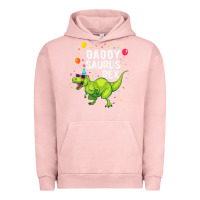 Pigment Salmon Mens Daddysaurus T Rex Dinosaur Daddy Family Matching Gifts Idea Urban Hoodie - maiPhamDesign