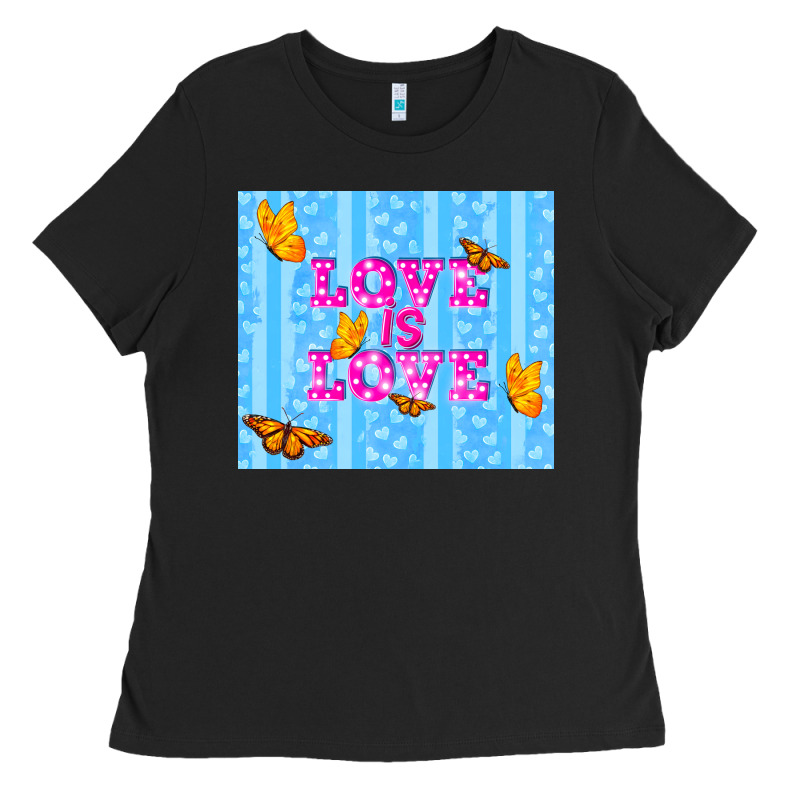 Love Is Love Ladies Tee by TumblerDesignByShophia | Teevron