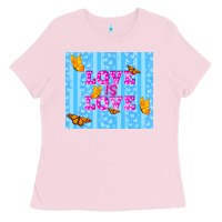 Bubblegum Pink love is love Ladies Tee - TumblerDesignByShophia