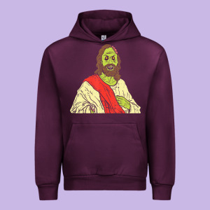 Zombie Jesus Halloween Costume Christian Christ Urban Hoodie Designed By Maiphamdesign