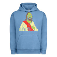 Pigment Pebble Blue zombie jesus halloween costume christian christ Urban Hoodie - maiPhamDesign