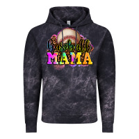 Cloud Black baseball mama Vintage Hoodie - OliviaCreatesArt