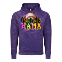Cloud Purple baseball mama Vintage Hoodie - OliviaCreatesArt