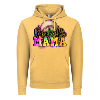 Vintage Mustard baseball mama Vintage Hoodie - OliviaCreatesArt