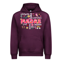 Mauve Wine ella es mama Urban Hoodie - JahusDesignShop
