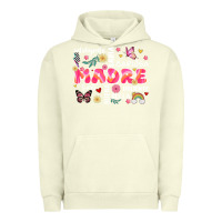 Pigment Pistachio ella es mama Urban Hoodie - JahusDesignShop