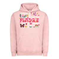 Pigment Salmon ella es mama Urban Hoodie - JahusDesignShop