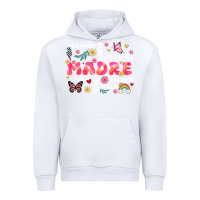 White ella es mama Urban Hoodie - JahusDesignShop