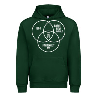 Forest Green 1984 Brave New World Fahrenheit 451 Conspiracy T-Shirt Urban Hoodie - maiPhamDesign
