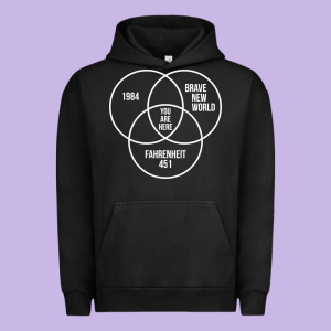 1984 Brave New World Fahrenheit 451 Conspiracy T-shirt Urban Hoodie Designed By Maiphamdesign