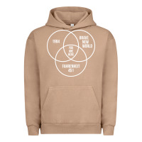 Pigment Burro 1984 Brave New World Fahrenheit 451 Conspiracy T-Shirt Urban Hoodie - maiPhamDesign