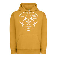 Pigment Peanut Butter 1984 Brave New World Fahrenheit 451 Conspiracy T-Shirt Urban Hoodie - maiPhamDesign