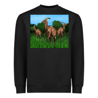Black parasaurolophus Heavyweight Sweatshirt - Artiststas