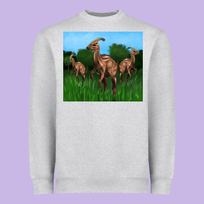 Parasaurolophus Heavyweight Sweatshirt Designed By Artiststas