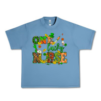 Pebble Blue St. Patricks Day one lucky nurse Urban Heavy Tee - HowdyJamesFarm