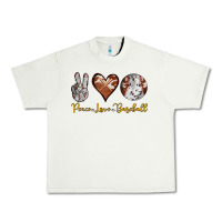 Pistachio peace love baseball Urban Heavy Tee - RanaPortraitStore