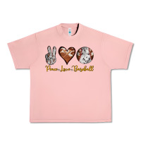 Salmon peace love baseball Urban Heavy Tee - RanaPortraitStore
