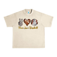 Sandshell peace love baseball Urban Heavy Tee - RanaPortraitStore
