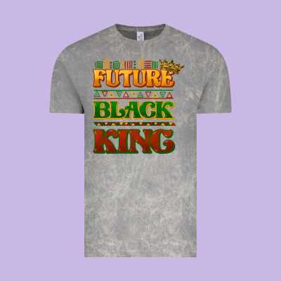 Future Black King Vintage Tee Designed By Howdyjamesfarm