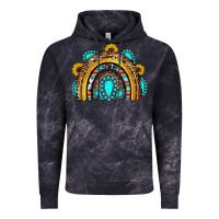 Cloud Black western gemstones sunflowers rainbow Vintage Hoodie - OliviaCreatesArt