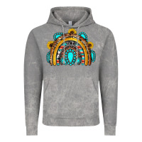 Cloud Rock western gemstones sunflowers rainbow Vintage Hoodie - OliviaCreatesArt