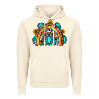 Vintage Artic western gemstones sunflowers rainbow Vintage Hoodie - OliviaCreatesArt