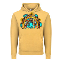 Western Gemstones Sunflowers Rainbow Vintage Hoodie | Teevron