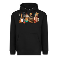 Black cookie coffee cup Heavyweight Hoodie - AdoDesignShop