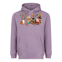 Lavender cookie coffee cup Heavyweight Hoodie - AdoDesignShop